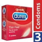 Durex 3pcs feel thin